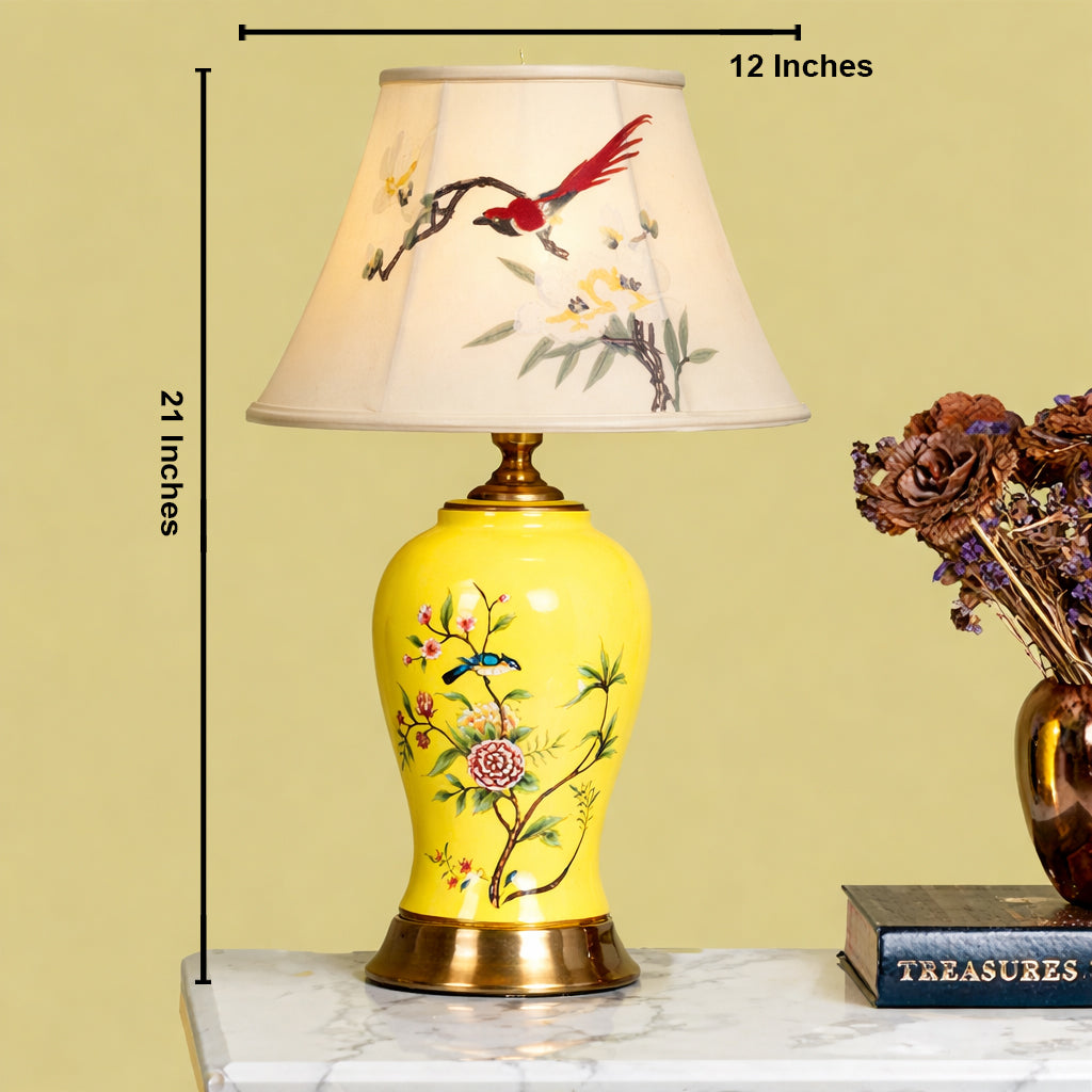 Lustrous Shine Living Room Lamps for Study (Bird Shade)