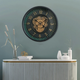 Chrono Master Luxury Wall clock With Moving Gear Mechanism (Steel Body)