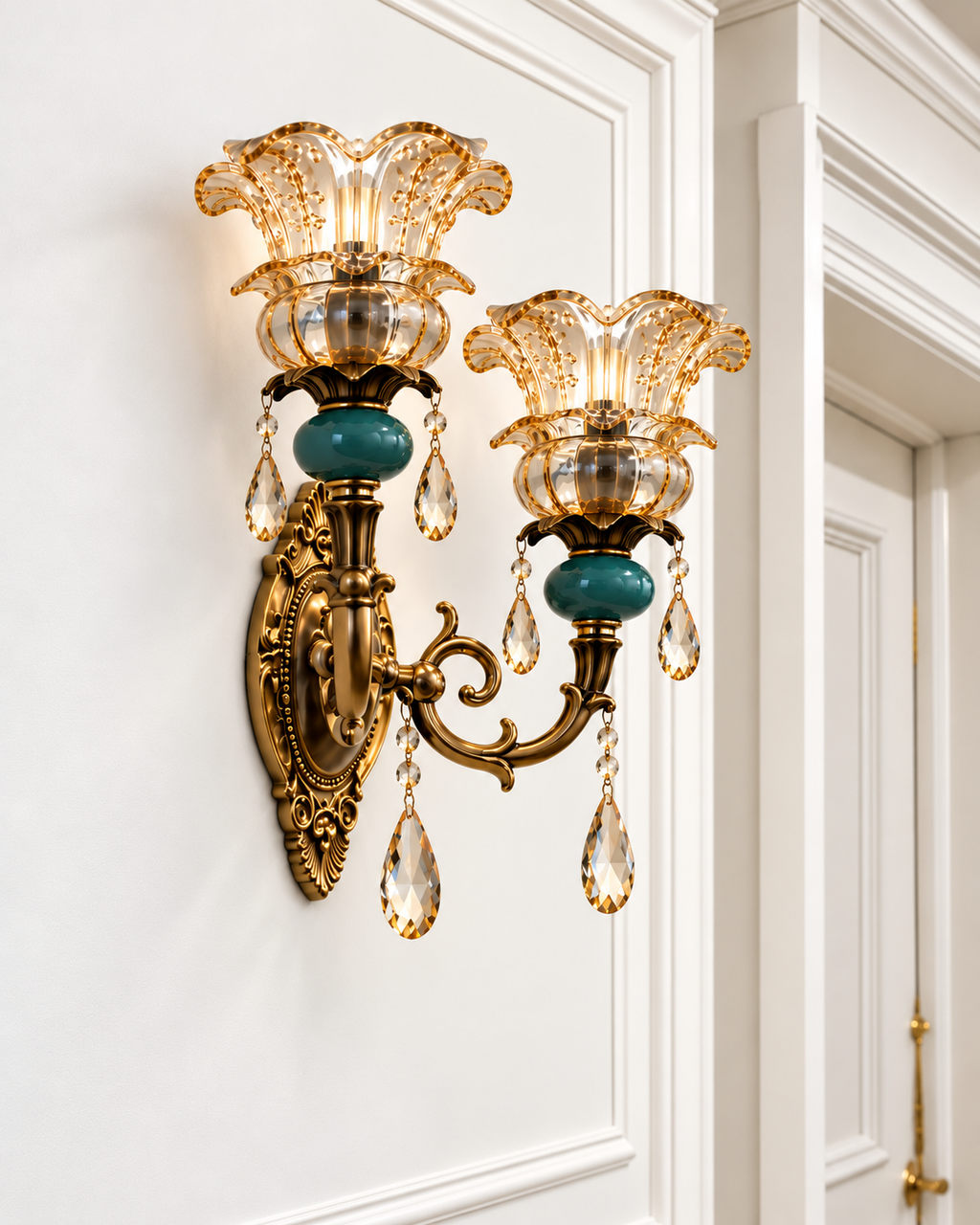 Versailles Elegance Wall Light for Home & item for Home Decoration - Double Sconce