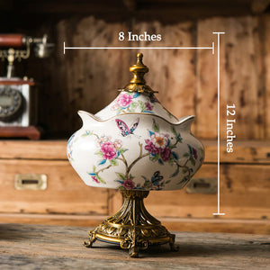 Lian Retro Ceramic Decorative Vase and Showpiece