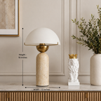 Lucent Hemisphere Table lamp for Home & Item for Home Decoration (Italian Designer Collection)