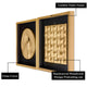 Golden Matrix Shadow Box for Wall Decoration