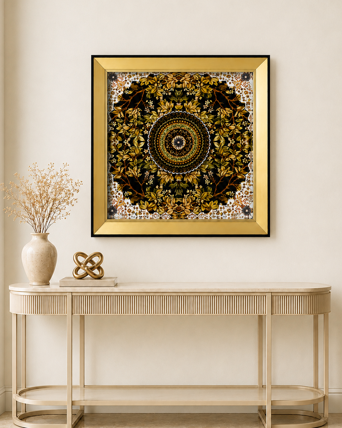 Celestial Medallion Shadow Box for Wall Decoration & Wall Art