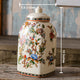 Floral Romance Ceramic Jar & Item for home Decoration