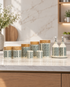 Heritage Grid Container Set For Kitchen Storage