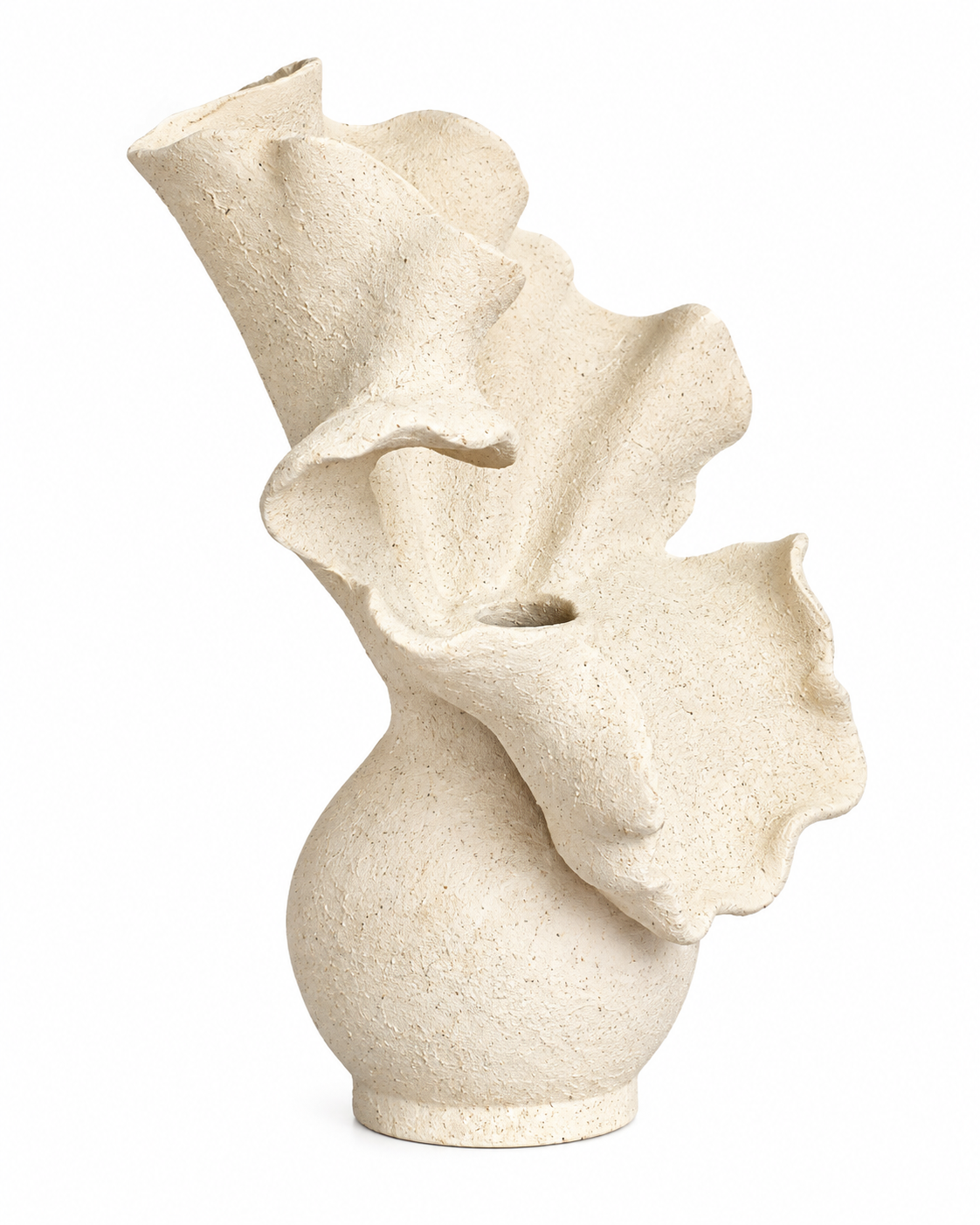 Flowing Form Accent Decorative Vase & Home Decoration Items