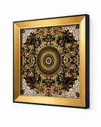 Celestial Medallion Shadow Box for Wall Decoration & Wall Art