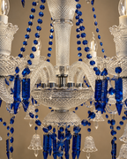 Celestia Grandeur Chandelier for Home & item for Home Decoration - Blue
