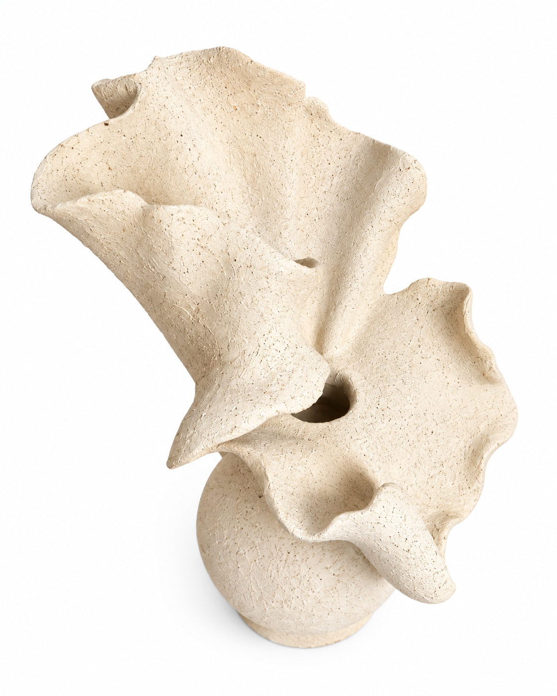 Flowing Form Accent Decorative Vase & Home Decoration Items