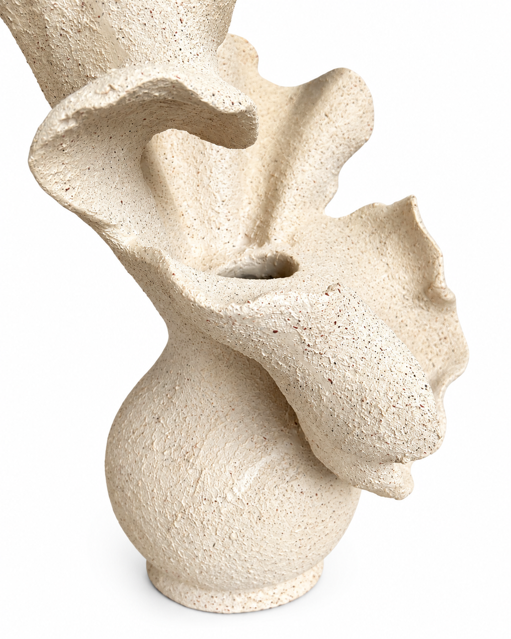 Flowing Form Accent Decorative Vase & Home Decoration Items