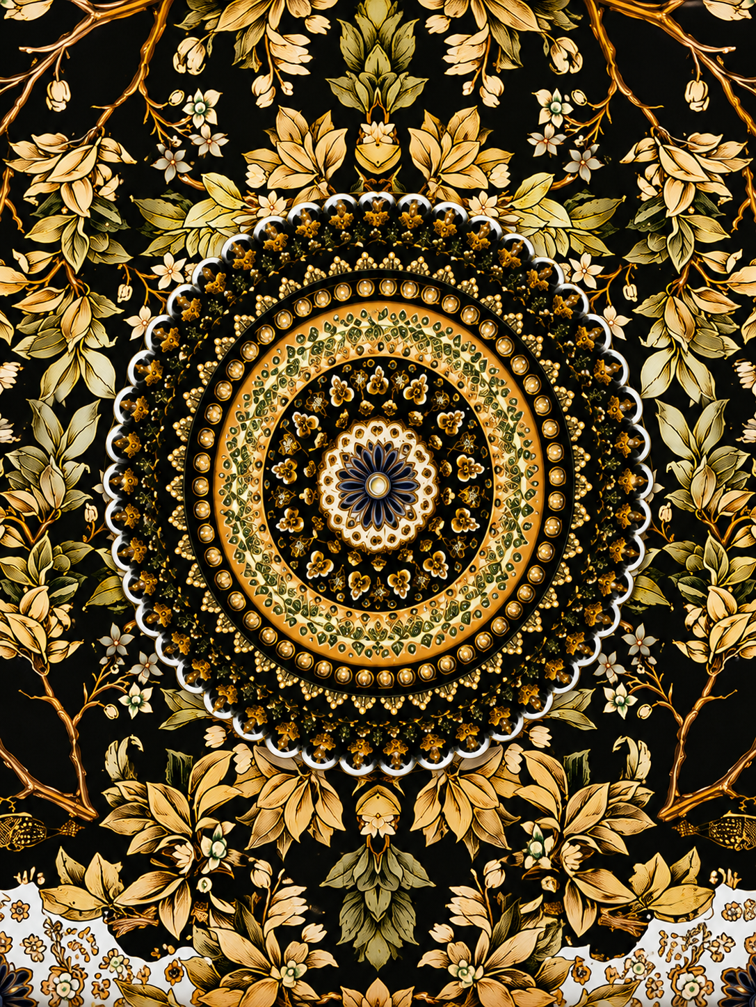 Celestial Medallion Shadow Box for Wall Decoration & Wall Art