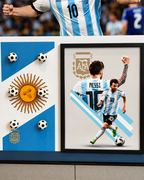 The No. 10 Legacy Pop Art Shadow Box & Wall Decoration Item