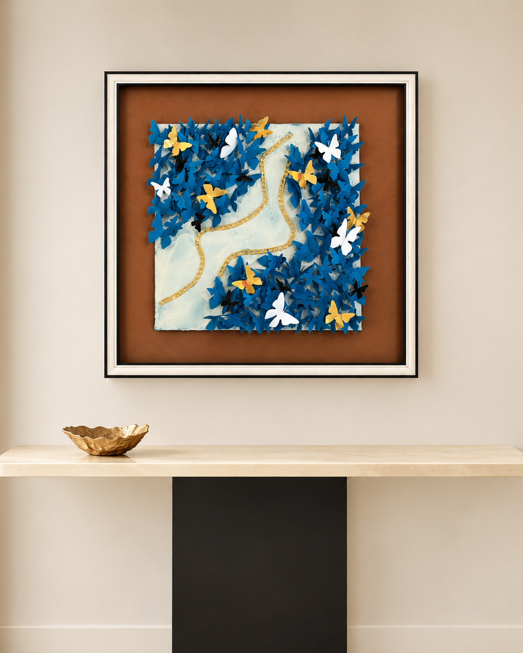 Butterfly Trail Shadow Box and Wall decoration item