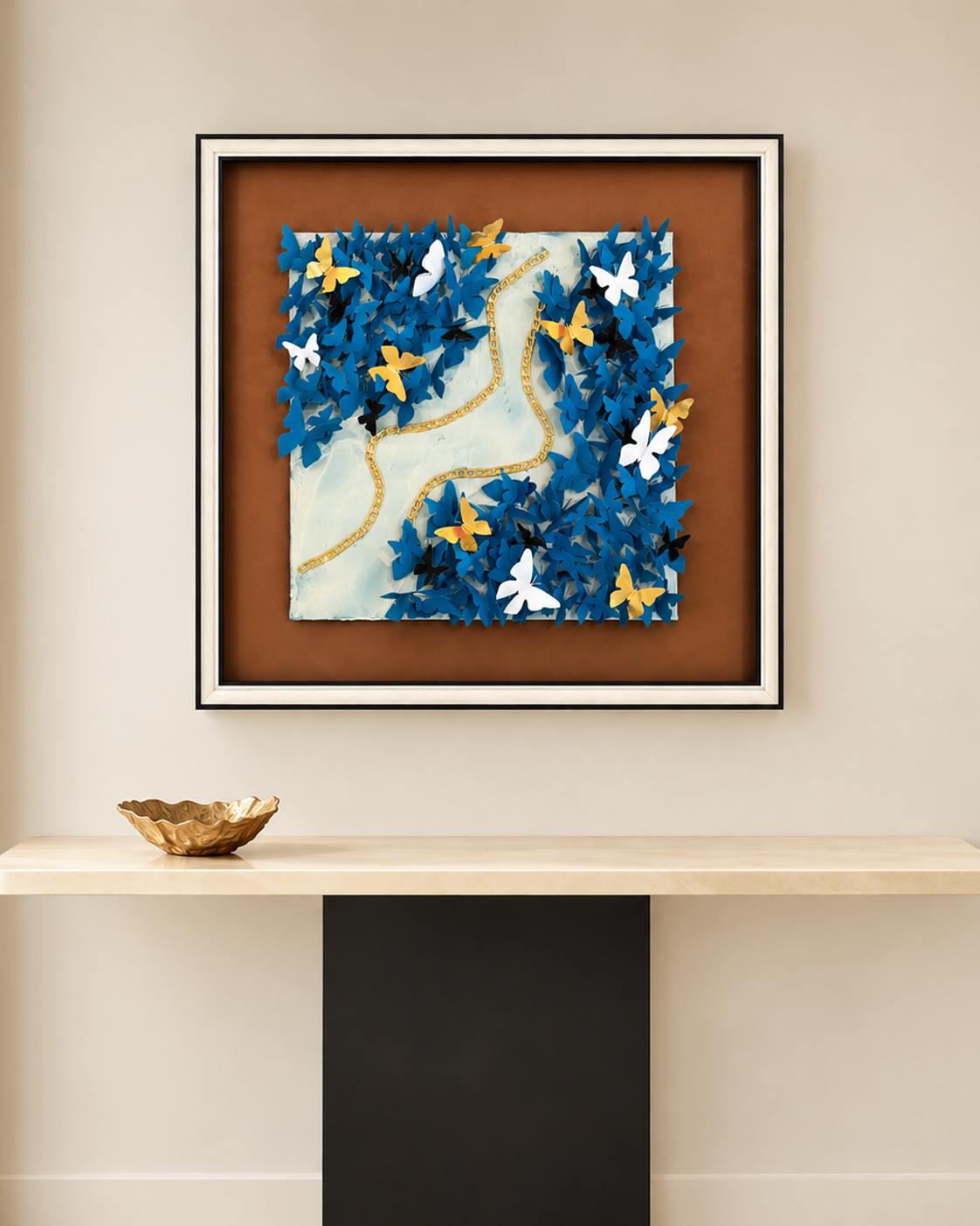 Butterfly Trail Shadow Box and Wall decoration item