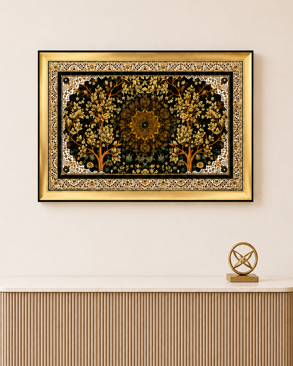 Elysian Bloom Shadow Box for Wall Decoration & Wall Art