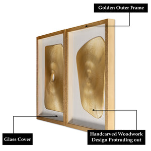 Luxe Radiance & Modern Sunburst Shadow Box for Wall Decoration