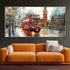 The Streets of London Crystal Glass Decorative Colorful Wall Painting for Home Wall