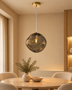 Lumera Drop Ceiling Light For Home & Home Decoration Item - Gray
