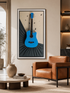 Adrenaline Artistry Pop Art Shadow Box Wall Decoration Piece - Blue