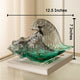 Sea Foam Shell Handblown Glass Showpiece & Items for Room Decoration