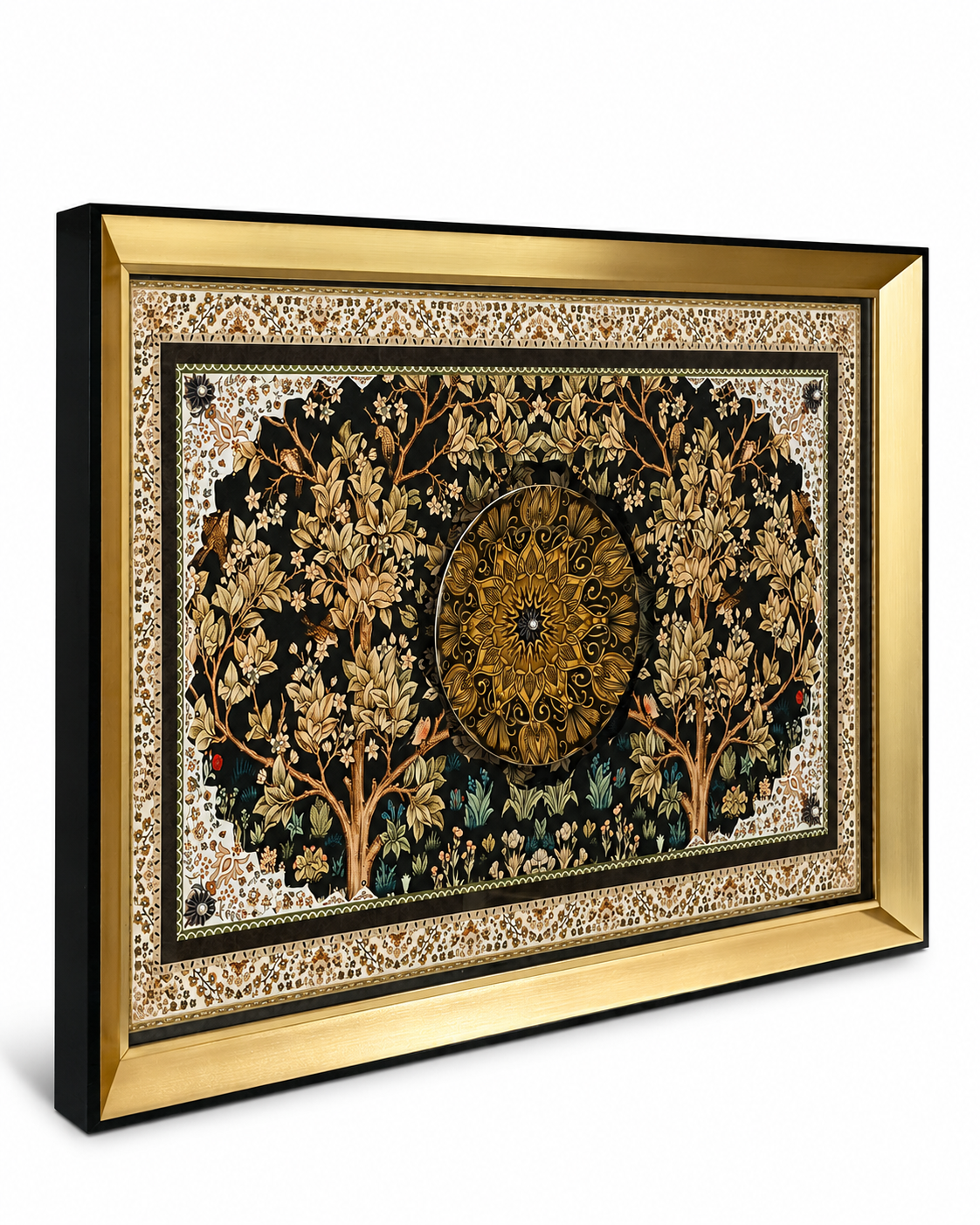 Elysian Bloom Shadow Box for Wall Decoration & Wall Art