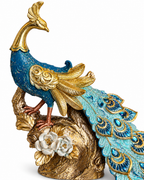 Jewel Feather Peacock Home Decoration Showpiece & Items for Room Decoration