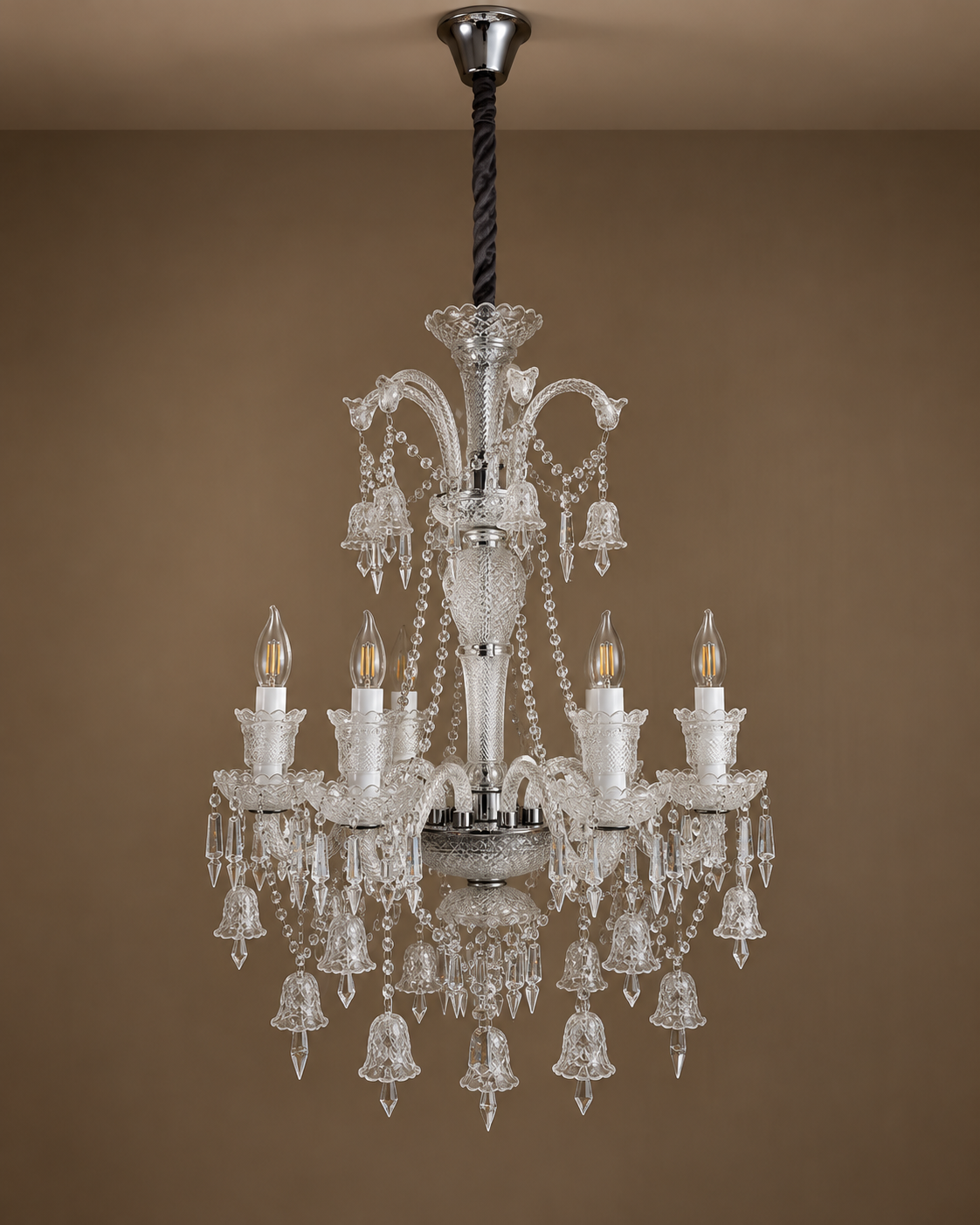 Celestia Grandeur Chandelier for Home & item for Home Decoration - White