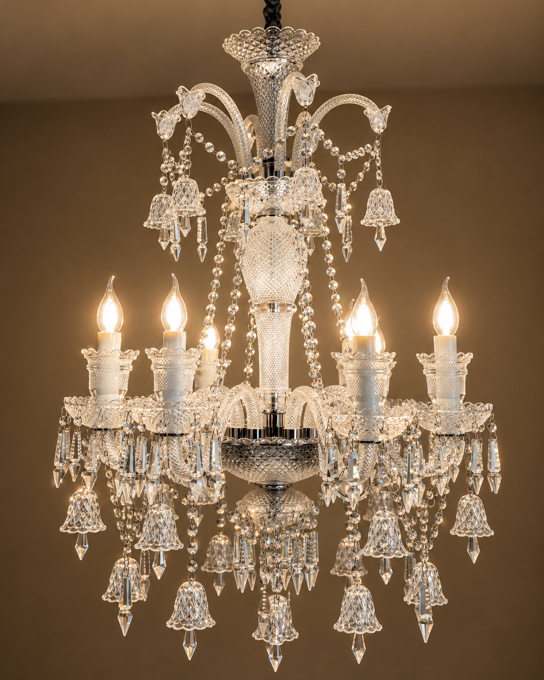 Celestia Grandeur Chandelier for Home & item for Home Decoration - White