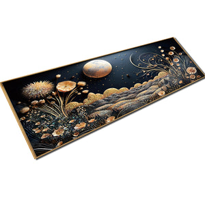 Starry Meadow Glow Crystal Glass Decorative Wall painting Art