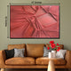The Unseen Symphony Modern Wall Art - RED  ( 32 x 47 Inches )