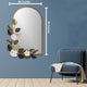 Sun Leaf Desinger Wall Mirror for Home