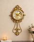 Majestic Era Luxury Designer Silent Movement Wall Clock With Moving Gear Mechanism