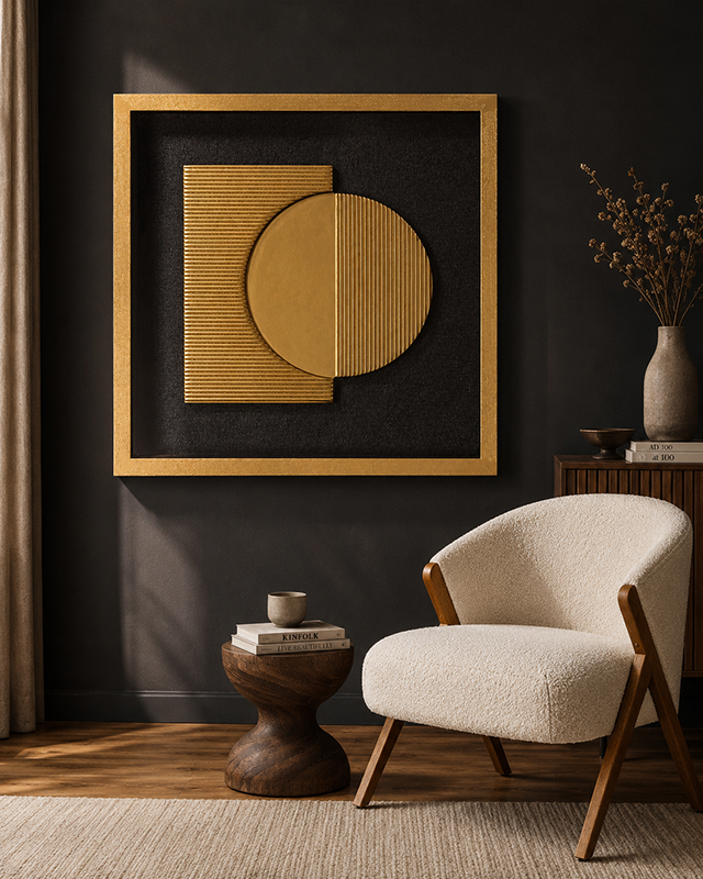 Luxe Symmetry Shadow Box for Wall Decoration