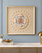 Marine Mosaic Shadow Box Wall Decoration Item