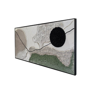 Whispers of Earth Modern Wall Art ( 55 x 28 Inches )