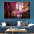 Cherry Blossom Eiffel Charm Canvas Painting for Living Room