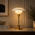 Aura Crown Designer Table lamps for Home & Item for Home Decoration - White