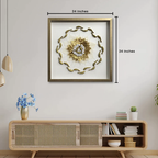 Radiant Delight Shadow Box Wall Decoration Piece