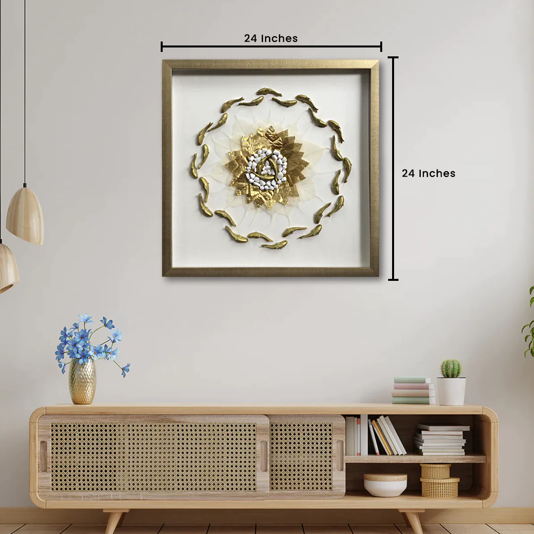 Radiant Delight Shadow Box Wall Decoration Piece