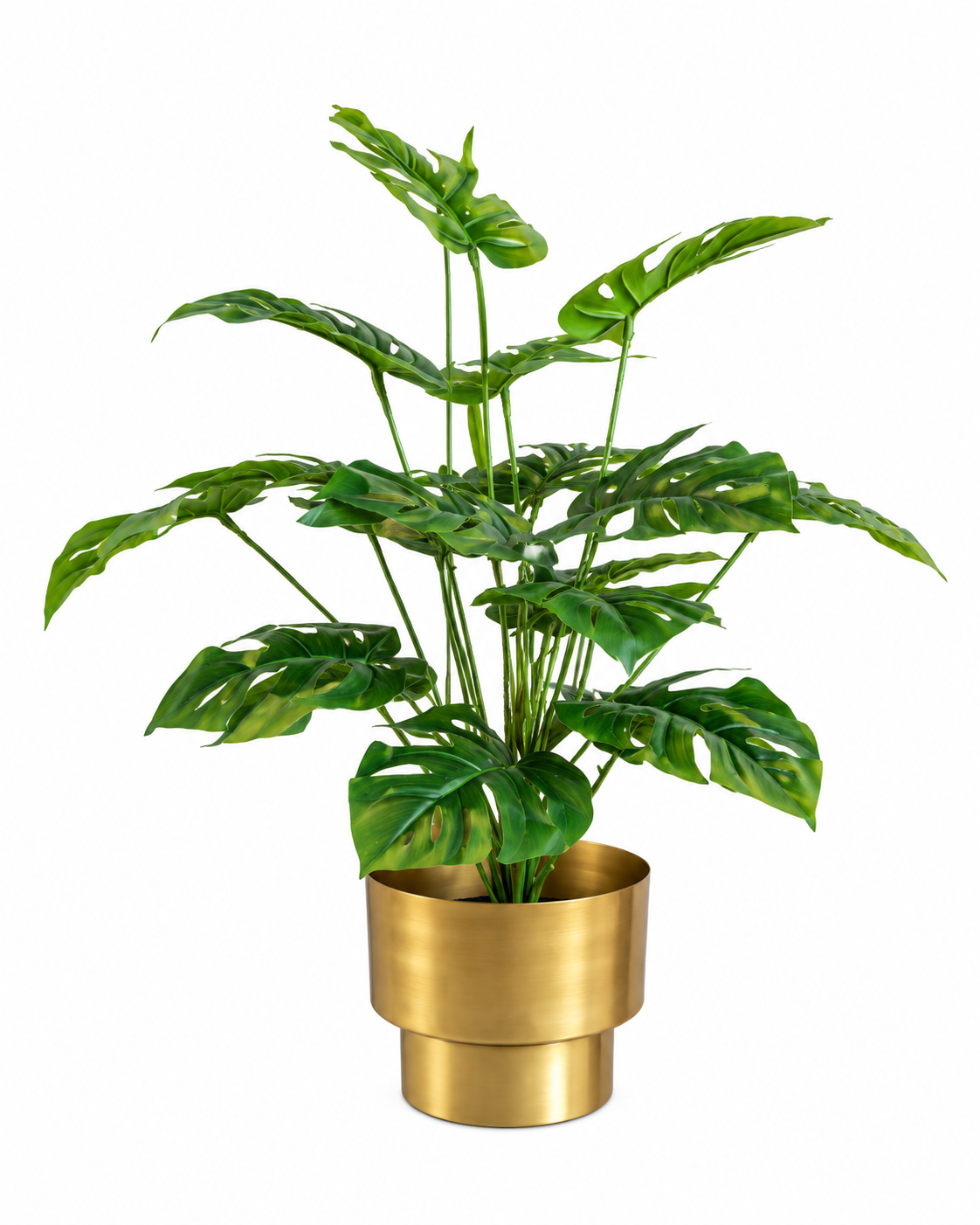 Tropical Monstera Artificial Indoor Plant For Home ( 2.1 Feet ) (Natural Feel)