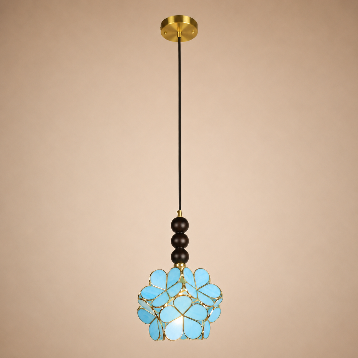 Botanica Orb Pendant Light For Living Room & Item  for Home Decoration - Blue