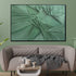 The Unseen Symphony Modern Wall Art - Green  ( 32 x 47 Inches )