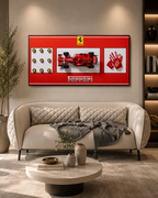 Ferrari Speed Pop Art Shadow Box Wall Decoration Piece