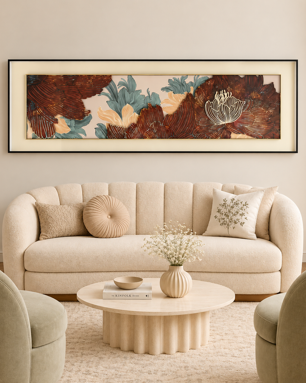 Endless Bloom Shadow Box for Wall Decoration & Wall Art