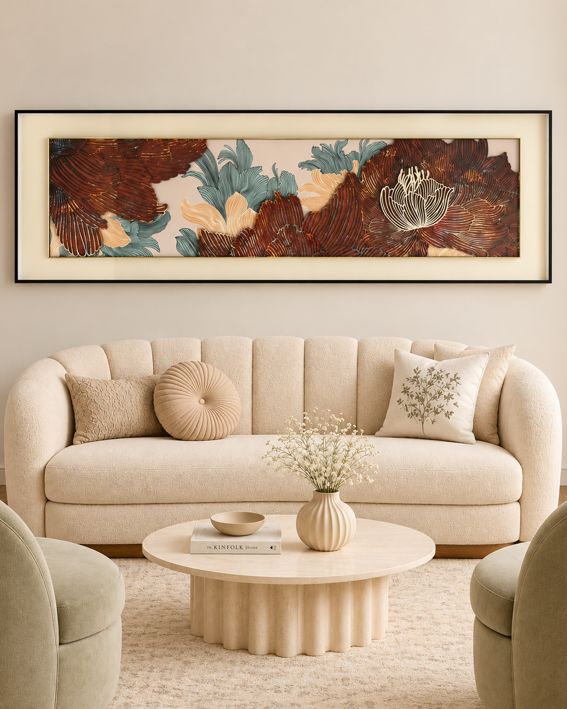 Endless Bloom Shadow Box for Wall Decoration & Wall Art