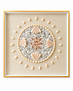 Marine Mosaic Shadow Box Wall Decoration Item