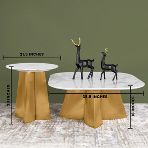 Modern Edge Center Table (STAINLESS STEEL)