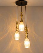 Elaris Gleam Ceiling Light For Living Room & Item for Home Decoration - Set of 3 Pendant