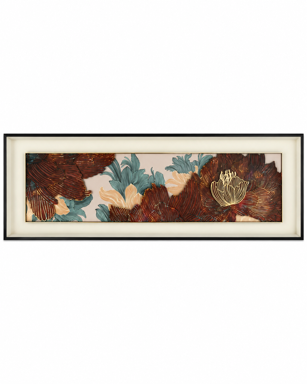 Endless Bloom Shadow Box for Wall Decoration & Wall Art