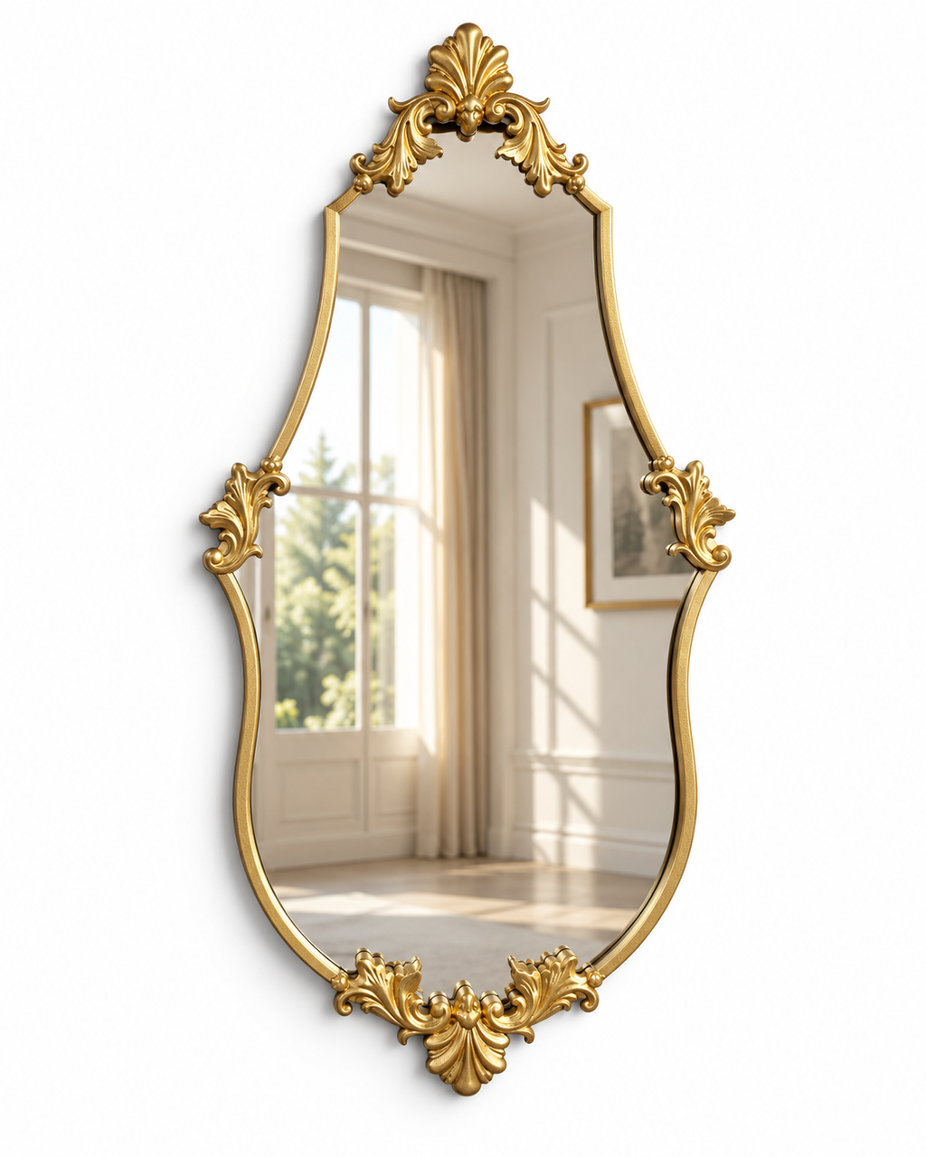 Crown Elegance Decorative Wall Mirror For Home & Item for Home Decoration